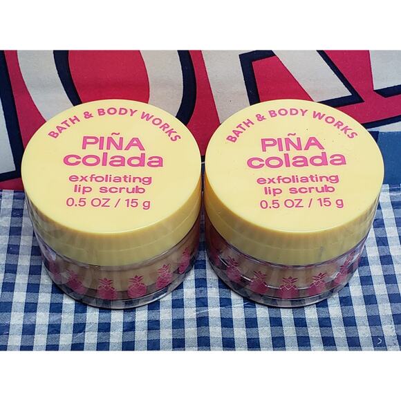 BBW Pina Colada Exfoliating Lip Scrub | Set of 2 - Picture 1 of 2